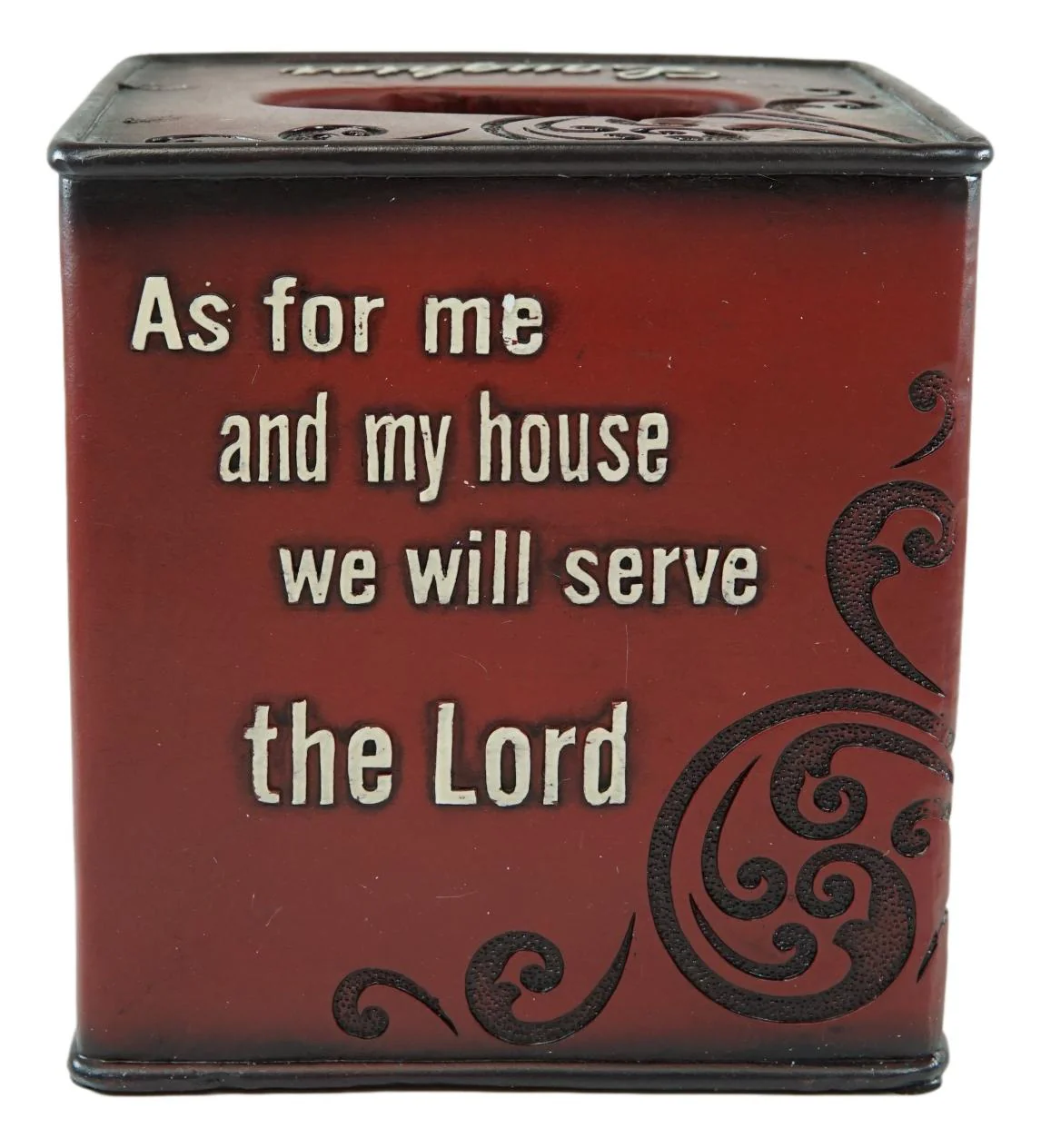 Rustic Western Family Love Bless This Home Scroll And Heart Tissue Box Cover - Image 5