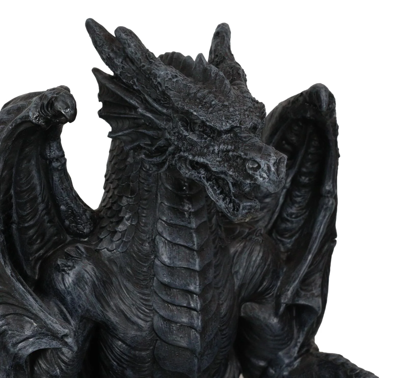 Saurian Servant Mythical Gothic Serpentine Dragon Toilet Paper Holder 9"H - Image 7