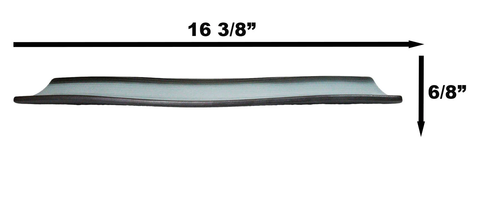 Seikai Sky Collection Large 16.5" Elongated Rectangular Wavy Serving Platter - Image 7
