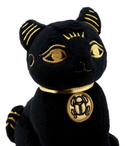Ebros Small Egyptian Classical Deity Goddess Bastet Cat Plush Soft Ubasti Bast - Image 2