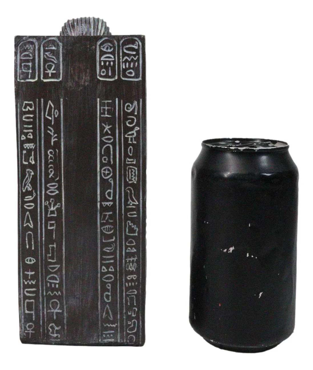 Son of Horus Pharaoh Egyptian King Tut On Hieroglyphic Base Bookends Pair - Image 8