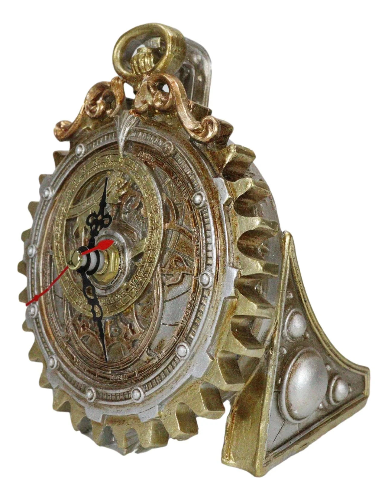 Steampunk Alternative Science Fate Anguistralobe Geared Desktop Clock Figurine - Image 2