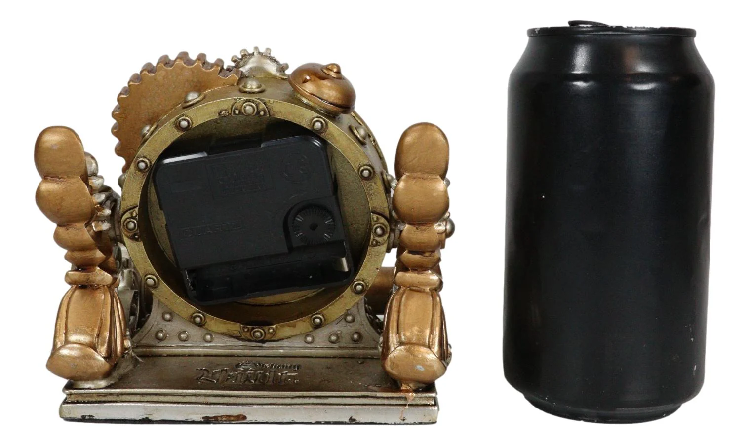 Steampunk Chronambulator Time Warp Machine With Painted Clockwork Desktop Clock - Image 7