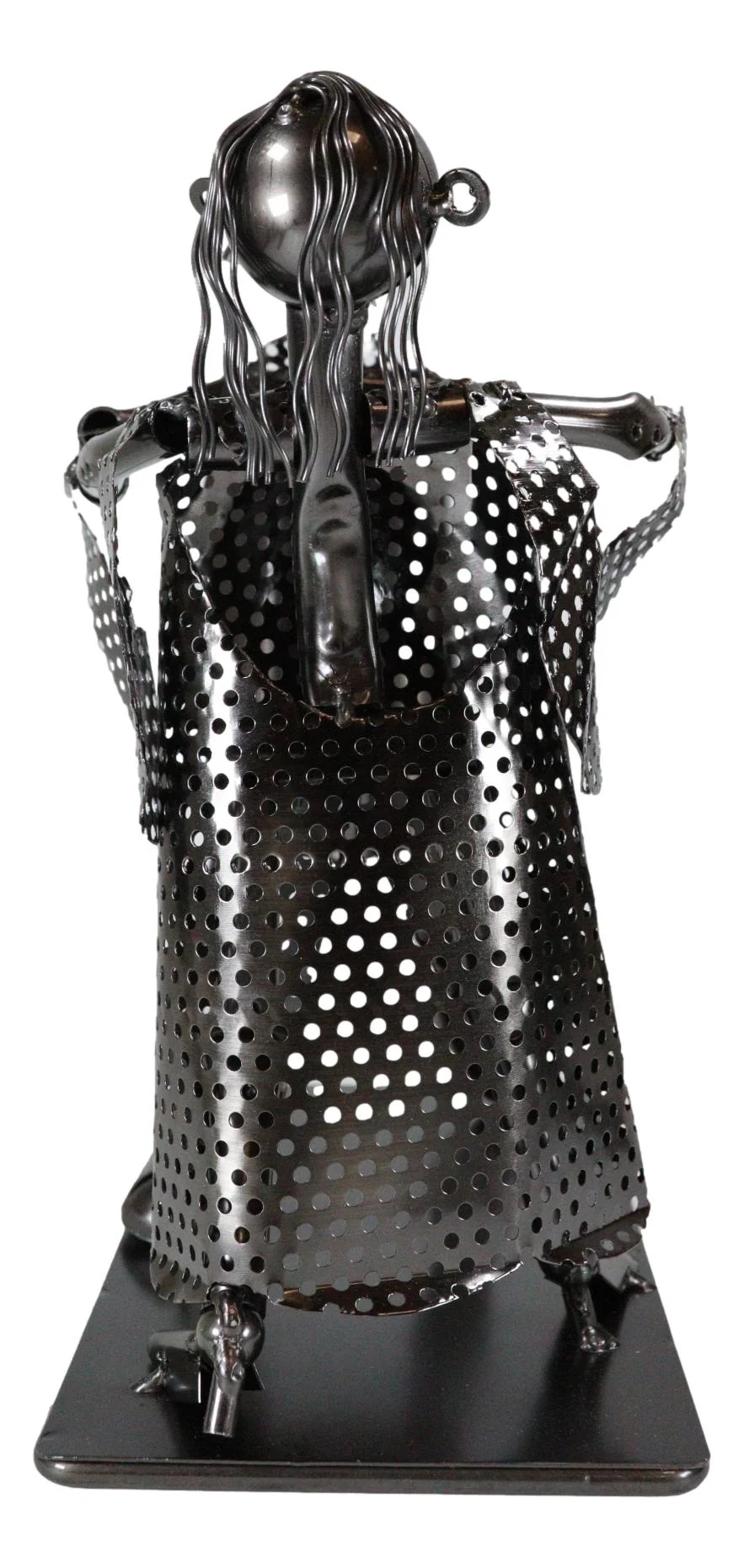 Tango Dancing Lover Couple Hand Made Metal Wine Bottle Holder Caddy Decor - Image 7