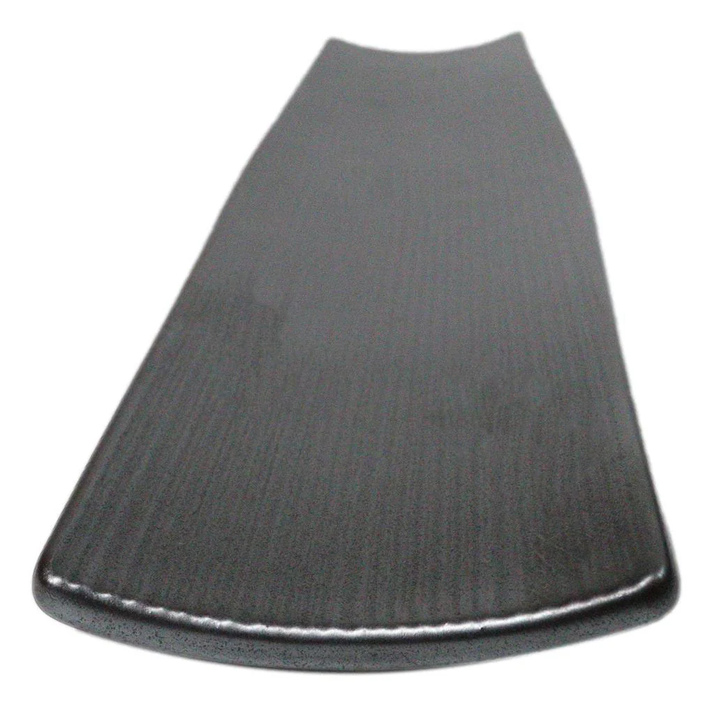 Tetsu Kesho Collection Large 16.5" Elongated Rectangular Wavy Serving Platter - Image 5