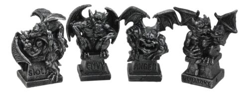 The Allegorical Seven Deadly Sins Gargoyle Figurine Set of 7 Wicked Gargoyles - Image 5
