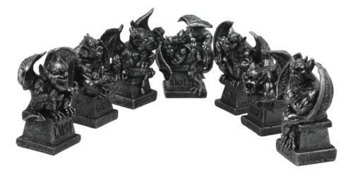 The Allegorical Seven Deadly Sins Gargoyle Figurine Set of 7 Wicked Gargoyles - Image 6