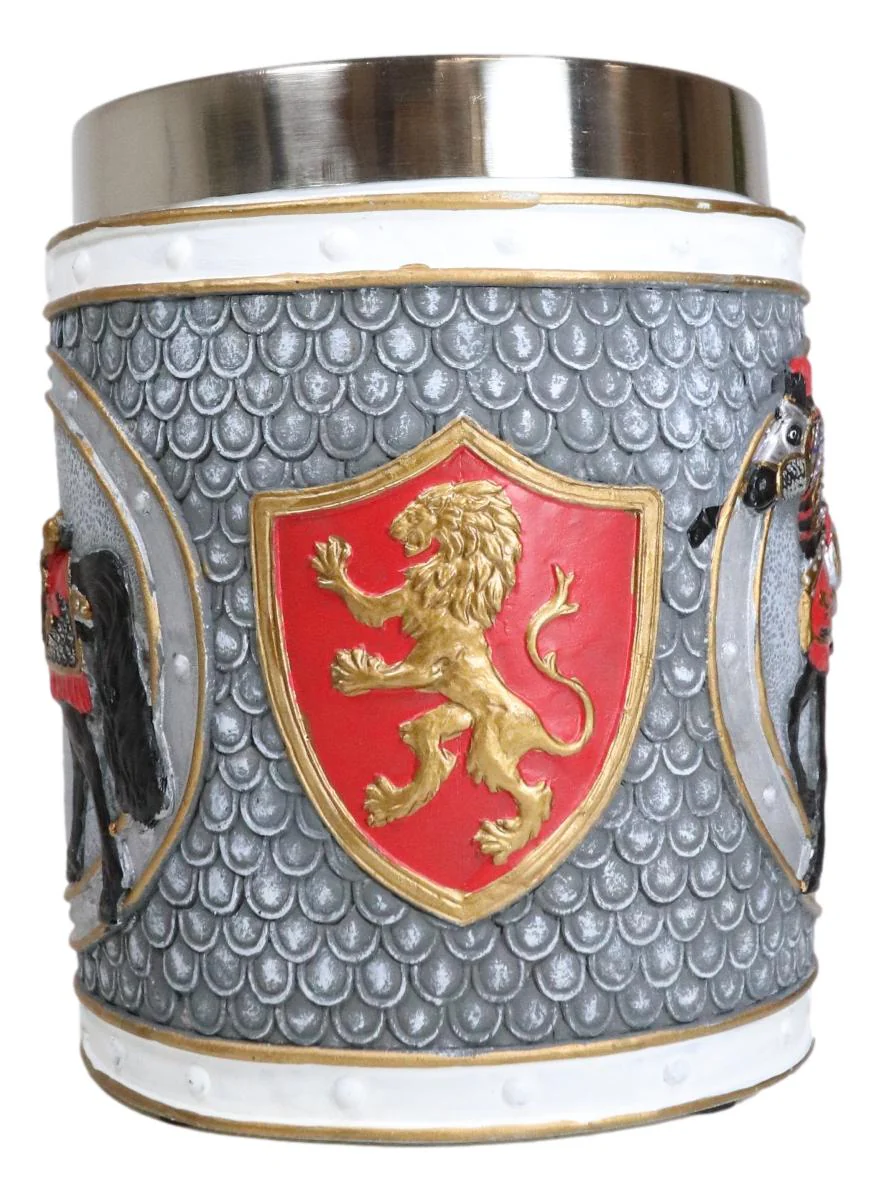 The Trail Of Painted Ponies Super Charger King's Cavalier War Horse Tankard Mug - Image 5