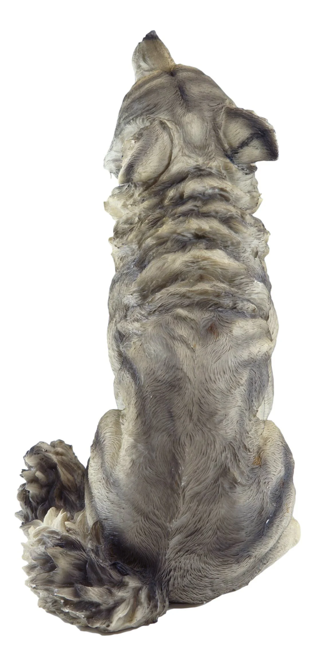 Tribal Pack Alpha Leader Akela Howling Gray Wolf Statue 14"H Spirit Wolves - Image 6