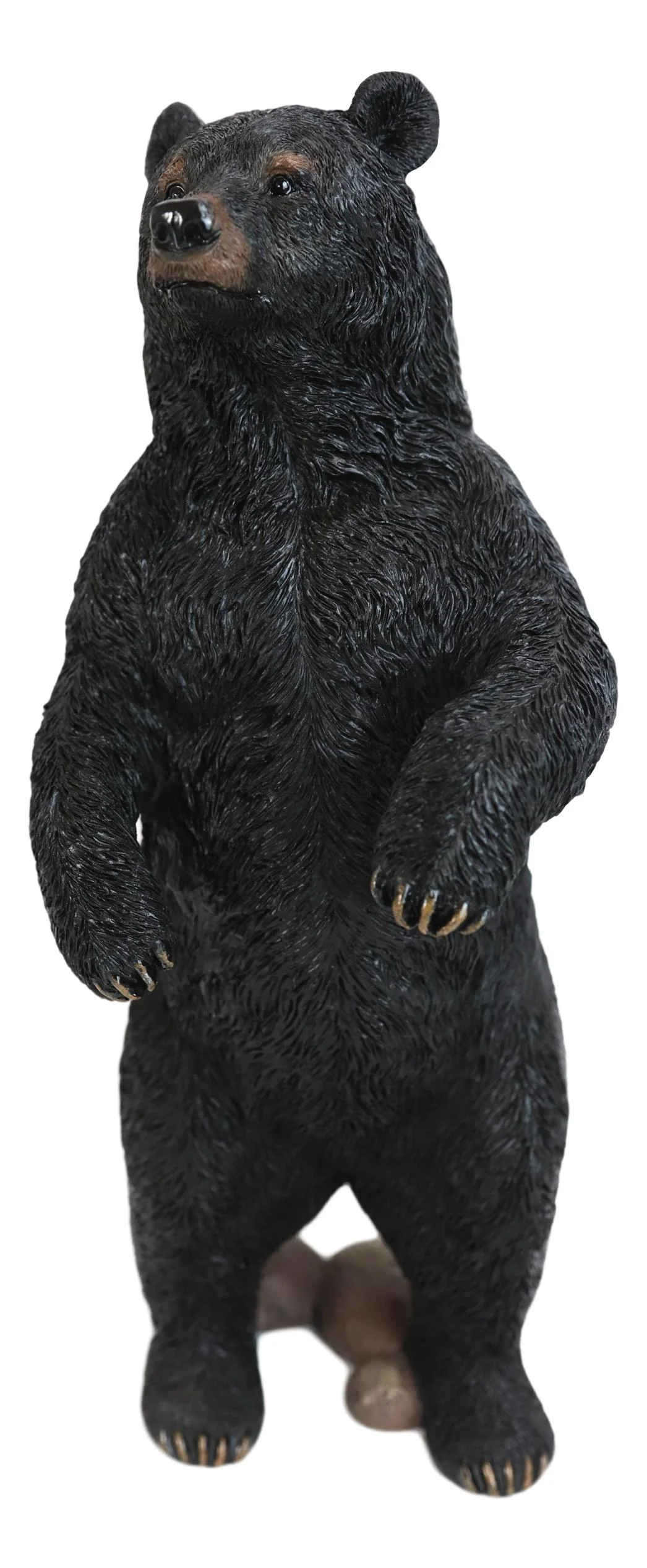 Western Rustic Forest Standing Black Bear Statue 12"H Cabin Lodge Bears Figurine - Image 4