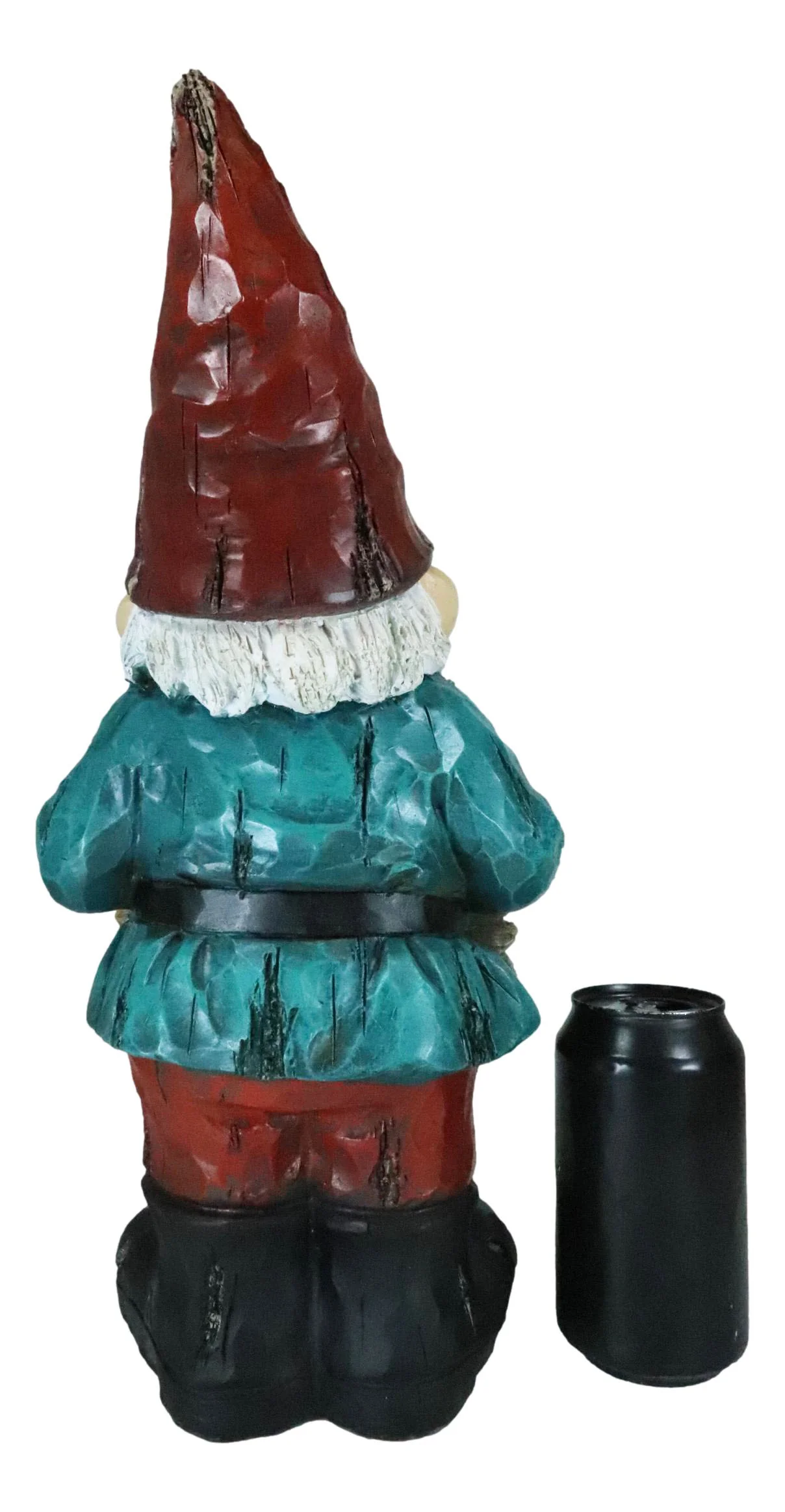 Whimsical Festive Garden Mr Gnome And Bluebird With Love Grows Here Sign Statue - Image 8