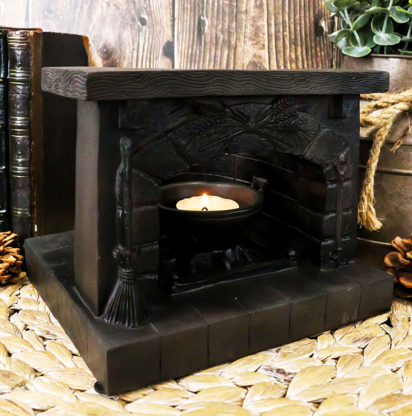Wicca Magic Divinity Ancestral Hearth Altar Piece Votive Tea Light Candle Holder - Image 7