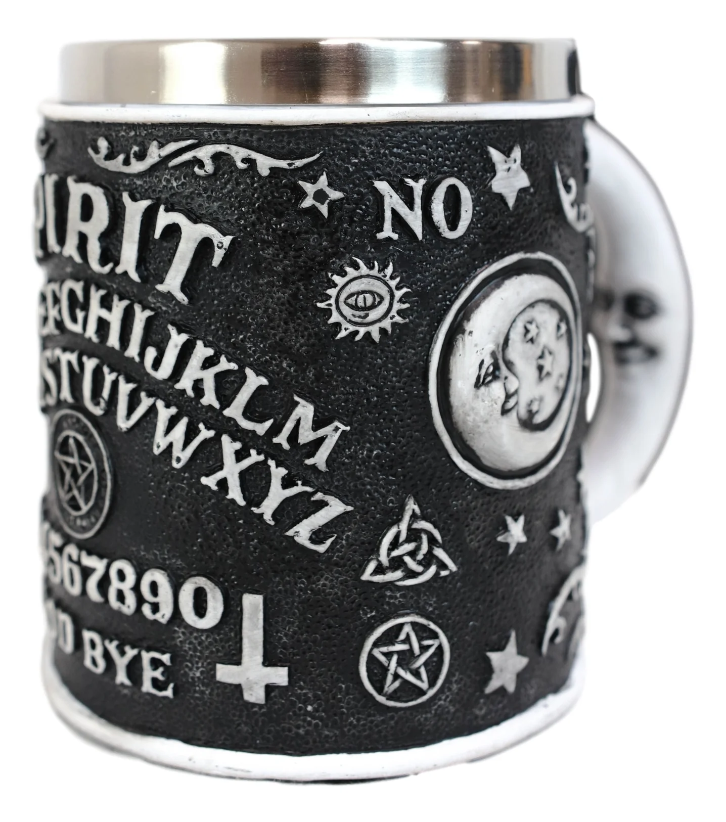Ebros Crescent Moon Ouija Coffee Mug Tankard With Crescent Moon Handle - Image 2