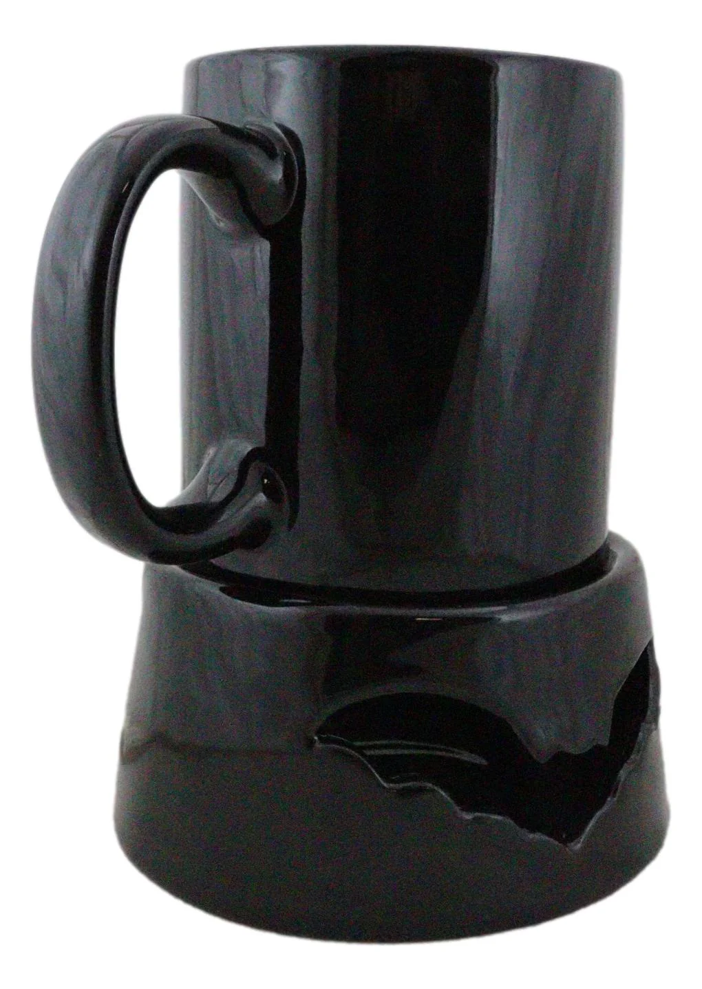 Wicca Vampire Bat Black Cup With Candle Holder Mug Warmer Shadow Caster Set - Image 3