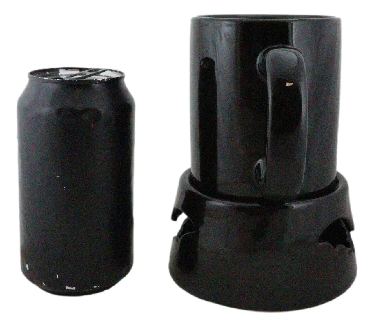 Wicca Vampire Bat Black Cup With Candle Holder Mug Warmer Shadow Caster Set - Image 7