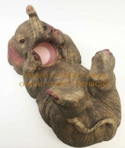Wild Life Elephant Wine Bottle Holder Pachyderm Elephant Theme Kitchen Decor - Image 3