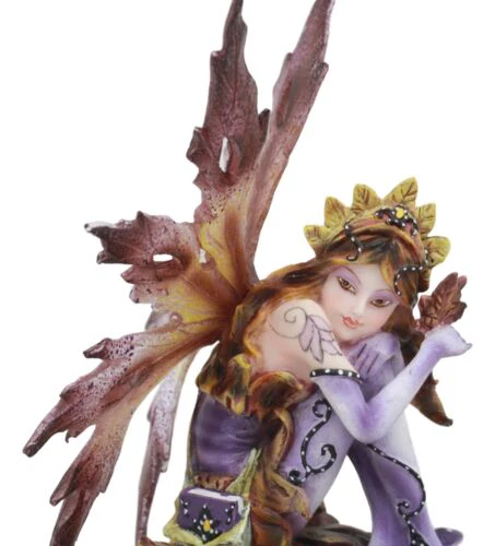 Wild Traveler Autumn Tribal Acorn Fairy Garden Statue 6.5"Tall Fall Season Fae - Image 6