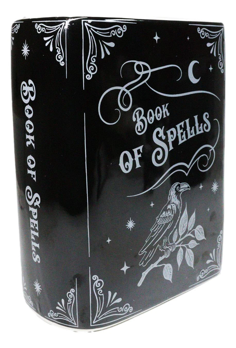 Witchcraft Magic Book of Spells 5.25" H Ceramic Book Shaped Planter Pot Vase - Image 9