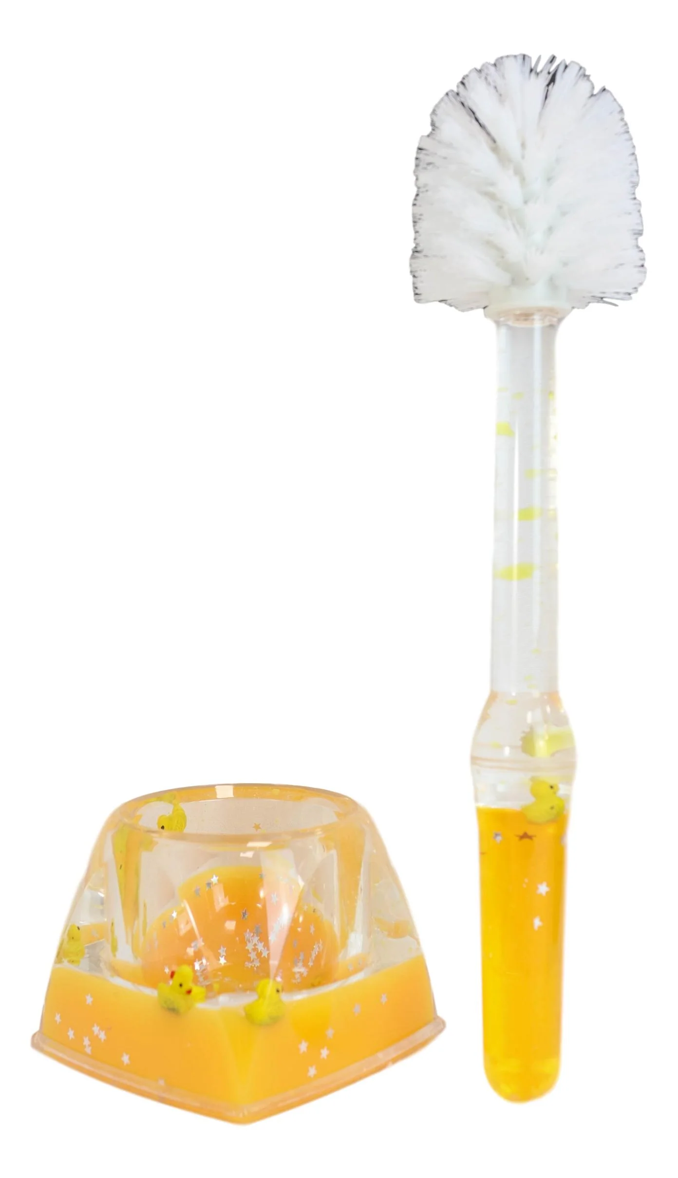 Yellow Splash Rubber Ducks 5 Piece Chic Bathroom Vanity Accessories Gift Set - Image 8