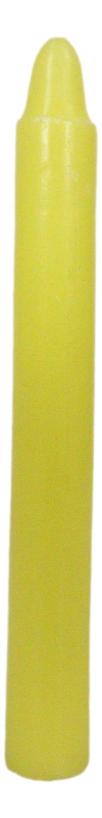 Yellow Success Victory Pack of 12 Wicca Occult Witch Ritual Spell Chime Candles - Image 3